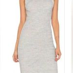 James Perse Standard Crewneck Rib Tunic Dress in Heather Grey size 1 / small Photo 0