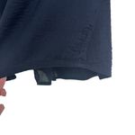 Quince Organic Textured Cotton Peasant Blouse Navy Blue 100% Cotton Swiss Dot S Photo 7