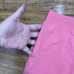 Tommy Hilfiger Tommy Jeans Peachy Pink French Terry Skirt Women's Large Drawstring 17" Length Photo 2