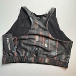 Peloton Show Up High Neck Floral Sporty Athletic Racerback Sports Bra Sz M NWT Photo 6
