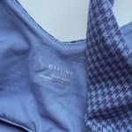 Aerie NWT Offline Recharge Least Support Sports Bra Blue Houndstooth Size Medium Photo 5