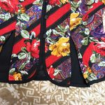 Vintage Richard Warren 100% Silk Floral Jacket Size 6 Photo 8