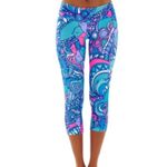 Lilly Pulitzer  Luxletic Weekender Sea Jewels Maia Cropped Leggings Women's XS Photo 1