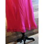Fushia Silk Dress Cocktail Open Back Custom More Italy Sz Small Party Formal Photo 3