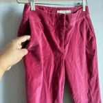 Boden Velvet Pants Women’s US 4L Pink Bright‎ Luxe Straight Leg Barbiecore Size undefined Photo 4