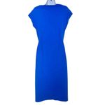 Chiara Boni La Petite Cobalt Gathered Cowl Neck Dress cocktail party Size 48 Blue Photo 2