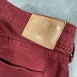 True Religion Jennie Jeans Pants 32 Women Red Stretch Curvy Skinny Hipster Y2K Photo 5