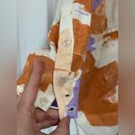 Eloquii  Women's Abstract Print in Orange & Purple Jumpsuit Size 18 NWT Photo 6