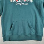 Hollister Womens Sweatshirt Size M Forest Green Hoodie Pullover Kangaroo Pocket Photo 8
