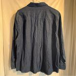 Classic Elements Vintage Blue Denim Shirt Womens Sz 16‎ Halloween Pumpkins Cat Long Sleeve Fall Photo 1