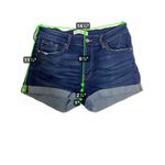 Kancan Stretch Cuffed‎ Shorts size 10 Blue Photo 6