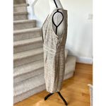 NWT Lafayette 148 Beige Cream Tweed Sleeveless V Photo 4