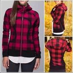 Lululemon 🌺RARE🌺 Scuba Hoodie II🌺 Buffalo plaid . Photo 1