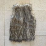 Hot & Delicious Brown Fur Vest Size Small Photo 4