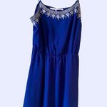 Collective Concepts Spaghetti Strapped Royal Blue Lined Dress Size Medium Photo 0