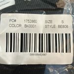 J.Crew  Black Ribbed High-Rise Cheeky Bikini Bottom NWT Size Small Photo 6