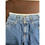 Sandro  Paris H18Kitty Bleu Double Waisted Designer Jeans Size 40 FR US 8 Photo 13
