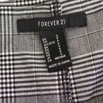 Forever 21 Forever 21 Plaid Faux Wrap Skort Ruffle Mini Skirt Shorts Size S Black White Photo 2