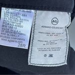 AG Adriano Goldschmied A.G. Adriano Goldshmied Farrah Black skinny Ankle Side Lace leather Jeans 28 R Photo 11