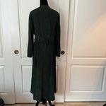 VINTAGE DARK GREEN TWO PIECE MATCHING SET DRESS & CARDIGAN Photo 2