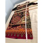 Tiana B . Shift Dress Womens Medium Black Paisley Slit Sleeve Boat Neck Pullover Photo 7