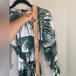 ZARA Green Tropical Floral Resortwear Maxi Dress size M Photo 10