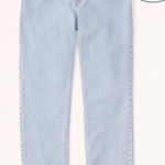 Abercrombie & Fitch Curve Love High Rise 90s Straight Jean Photo 0