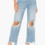 Free People  We The Free ‘Maggie’ distressed chewed hem straight cropped jeans 28 Photo 10