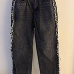 Good American  Good Boy Frayed Jeans Size 0 Photo 0