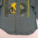 Vintage 1996 Green Bay Packers NFL Game Day Button Down Baseball Jersey Large Photo 3