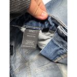 Vervet Mom Jean Fit Jeans Distressed High Rise Crop Women's 28 Stretchy Blue Photo 4