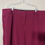 Lane Bryant  Women's S Dress Pants Burgundy Size 26R EUC Photo 2