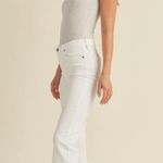 Just Black Denim White Flare Jeans Photo 2