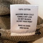 Honor The Gift Women's XS Sand Cropped Quarter Zip Distressed Cotton Streetcore Tan Photo 7