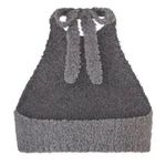 SKIMS NWOT  Smoke Gray Cozy Knit Halter Bra Top Photo 2