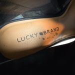 Lucky Brand Keteera Black Leather Open Toe Cut Out Ankle Bootie Boot Size 7 Photo 10