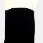 Marina Sport by Marina Rinaldi‎ XXL Color Block Dress Minimalist Black White Photo 0