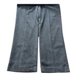 LL Bean High Waist Dress Pants Women12 PETITE Grey Tweed Straight Pockets Lined Gray Size 12P Photo 3