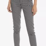 Tripp NYC Jrs 7 Jeans Houndstooth Low Rise Grunge Goth Emo Whimsigoth Stretch Photo 0