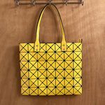 Yellow and black geo print tote bag/purse Photo 0