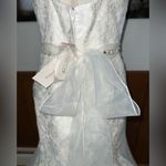 Elegant Saison Blanche Embroidered Organza Wedding Gown! White Size 8 Photo 6