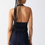 Urban Outfitters 💙 NWT  Medium Jenny Denim Bustier Halter Cargo Surplice Dress $79.99 💙 Photo 1