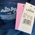 NEW THE BEACH BOYS Tie Dye Crew Neck Graphic Sweatshirt Size L Blue Loungewear Size L Photo 2