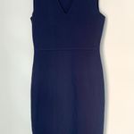 Wolford Navy V neck Seamless Bodycon Dress Blue Photo 0