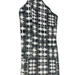 BCBGMAXAZRIA BCBG DRESS JERSEY S JORDAN BLACK WHITE ONE SHOULDER BODYCON FITTED Photo 2