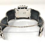 Sterling Silver TAXCO Aztec cuff bracelet, 62g Photo 7