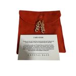 Crystal Haze Mexican Chain Drop Earrings – 18k Gold Plated Brass Cubic Zirconia Photo 3