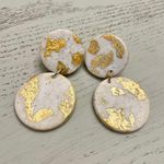 Polymer Clay Earrings White Photo 0