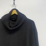 Lulus  Black Cowl Neck Sweater Dress Photo 4