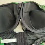 Cacique Swim by  Green Palm Print Women's Plunge Swim Top Photo 3